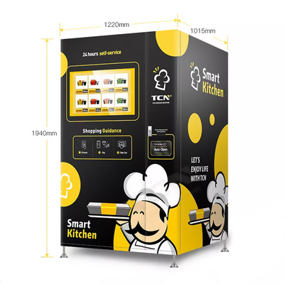 전자레인지  3000W 키오스크 자동 판매기와 160 PC 능력 식품 자동 판매기 카트