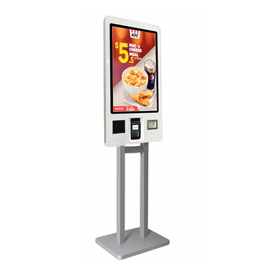 KFC를 위한 키오스크를 주문하는 21.5 인치 POS 본인 점검 기계 자급식 결제