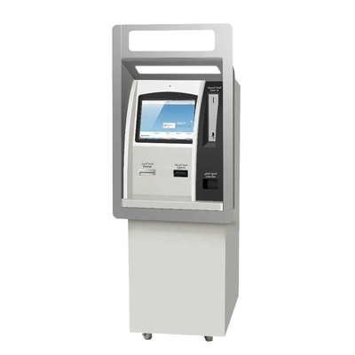 터치 스크린 셀프 서비스 지불 ATM 키오스크는 동전을 받습니다