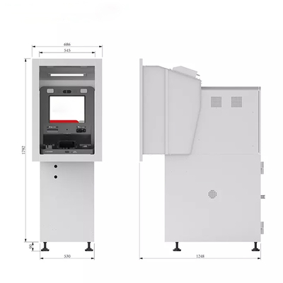 자급식 해결책 Atm 현금 입금 기계 현금 현금 입출금기
