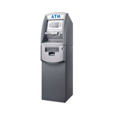 현금 자동 인출기 터치 스크린 벽은 ATM 현금 자동 지급기 기계를 탑재했습니다