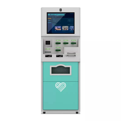호텔을 위한 빨간 백색 8ms 64GB ROM Atm 현금 자동 입출금기