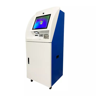 외화는 현금 억셉터와 분배기와 함께 기계 ATM 키오스크를 교환합니다