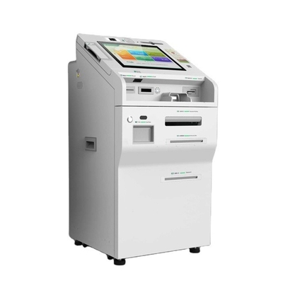 상업적 은행 atm 현금 입금 기계 전기 용량 스크린을 세우는 바닥