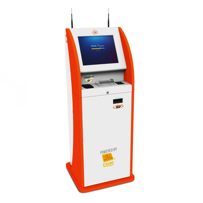 240V 자급식 은행 현금 기계 atm 카드 키오스크는 물러납니다