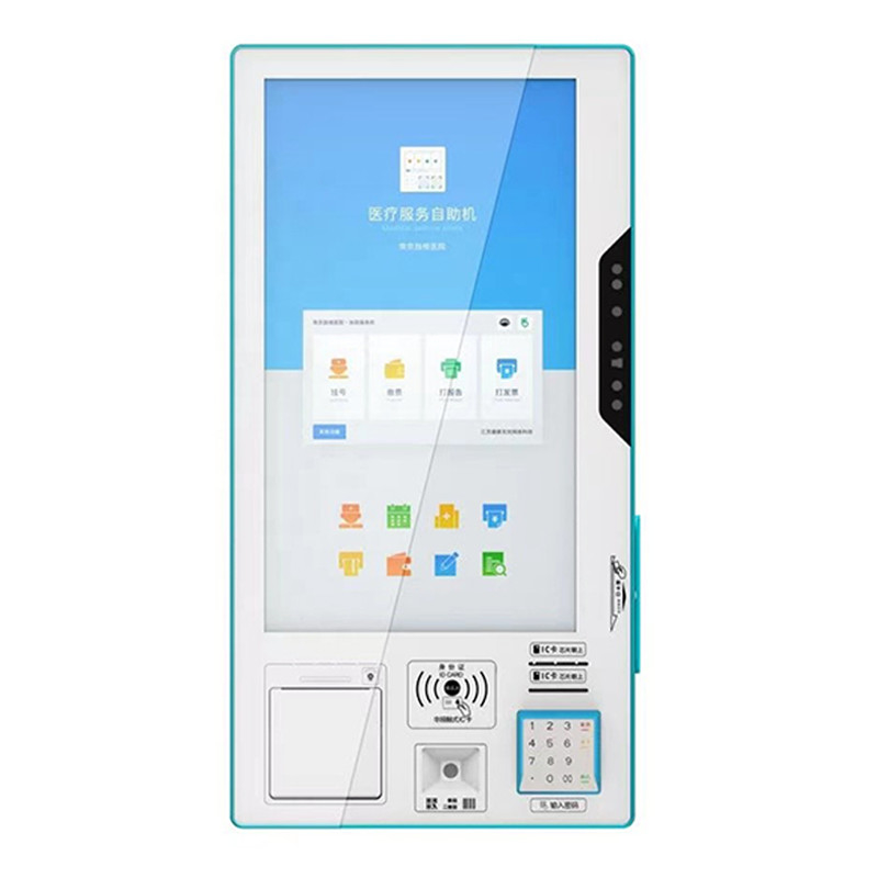 여권 신분 증명서를 위한 터치 스크린 자급식 POS 키오스크 프린터 스캐너