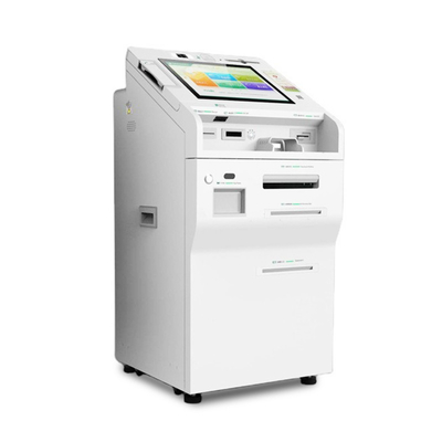 상업적 은행 atm 현금 입금 기계 전기 용량 스크린을 세우는 바닥